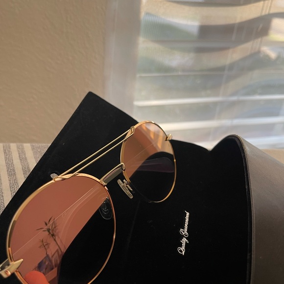 rag & bone 59mm Round Metal Aviator Sunglasses - Picture 7 of 14